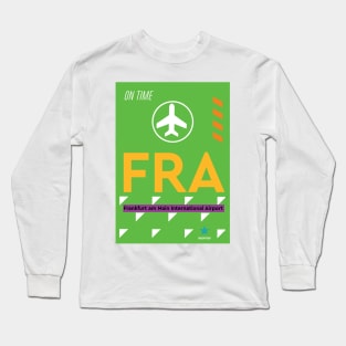 Airport Frankfurt FRA Long Sleeve T-Shirt